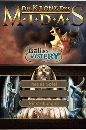 Galileo Mystery - Die Krone des Midas (Germany) screen shot title